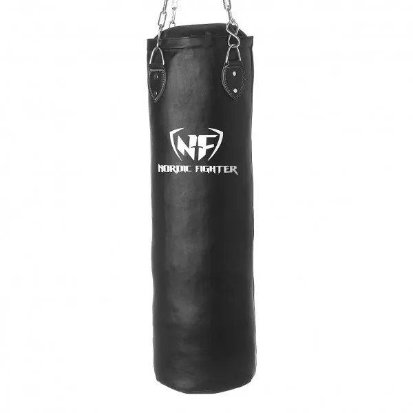 Nordic Fighter Boxsäck Äkta Läder 100cm 30kg